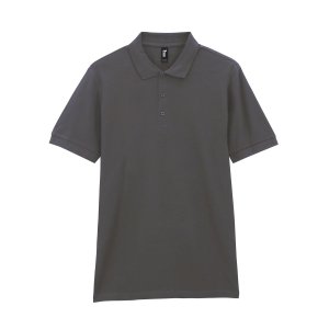 Футболка поло PREMIUM COTTON ADULT DOUBLE PIQUE, ГРАФИТОВЫЙ L