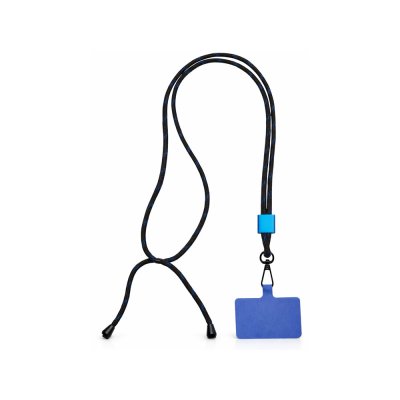 Ремешок на шею для телефона Риксо, синий/черный