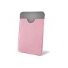Чехол-картхолдер Favor на клеевой основе на телефон для пластиковых карт и и карт доступа, розовый