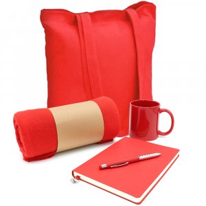 Подарочный набор Тепло и вдохновение, красный Подарочный набор Тепло и вдохновение, красный