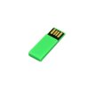 USB 2.0- флешка промо на 8 Гб в виде скрепки, зеленый