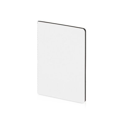 Бизнес-тетрадь А5 Pragmatic Contrast, 40 листов в клетку, белый с черным срезом