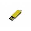 USB 2.0- флешка мини на 64 Гб с мини чипом в цветном корпусе, желтый