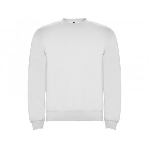 Свитшот с начесом Clasica унисекс, белый Свитшот с начесом Clasica унисекс, белый