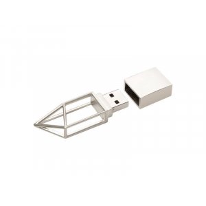 USB 2.0- флешка на 32 Гб «Геометрия», серебристый