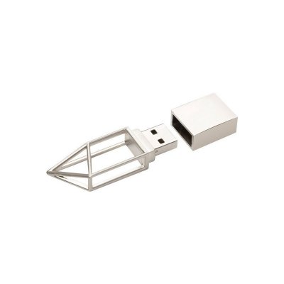 USB 2.0- флешка на 32 Гб «Геометрия», серебристый