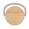 Бутылка из нержавеющей стали с бамбуковой крышкой Modern