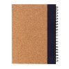 Блокнот на спирали Cork с ручкой