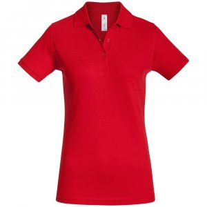 Рубашка поло женская Safran Timeless красная Рубашка поло женская Safran Timeless красная