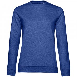 Свитшот женский Set In, ярко-синий меланж Свитшот женский Set In, ярко-синий меланж