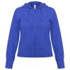 Толстовка женская Hooded Full Zip ярко-синяя Толстовка женская Hooded Full Zip ярко-синяя