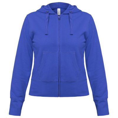 Толстовка женская Hooded Full Zip ярко-синяя