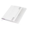 Ежедневник Galaxy недатированный, жесткая обложка, срез голограф. фольга, белый