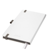 Ежедневник Arctic недатированный, белый/темно-серый