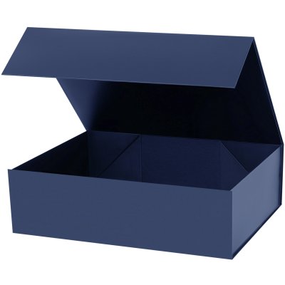 Подарочная коробка-трансформер большая, синяя