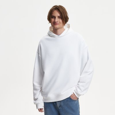 Худи оверсайз унисекс FUSION, белый, размер 3XL/4XL