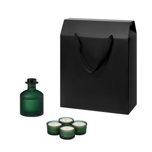 Подарочный набор Sento, Mizu, зеленый (свечи, диффузор) Подарочный набор Sento, Mizu, зеленый (свечи, диффузор)