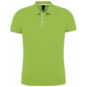 Рубашка поло мужская Performer Men 180 зеленое яблоко