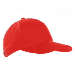 Бейсболка STAN 5 клиньев хлопок 330,01, Красный