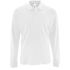 Рубашка поло мужская с длинным рукавом Perfect LSL Men, белая