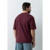 Футболка унисекс оверсайз STAN хлопок 260, 156, Бордовый