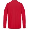 Рубашка поло унисекс с длинным рукавом Pacific LSL, красная