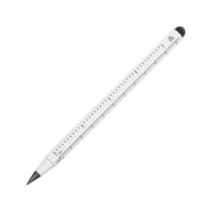 Вечный карандаш из переработанного алюминия Sicily, белый