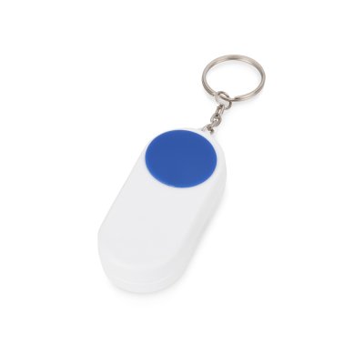 Брелок-футляр для  таблеток Pill, белый/синий