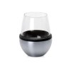 Тумблер для вина WINE KUZIE, серебристый