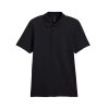 Футболка поло SOFTSTYLE ADULT DOUBLE PIQUE, ЧЕРНЫЙ S