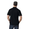 Футболка поло SOFTSTYLE ADULT DOUBLE PIQUE, ЧЕРНЫЙ S