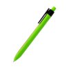 Ручка пластиковая с текстильной вставкой Kan, зеленый