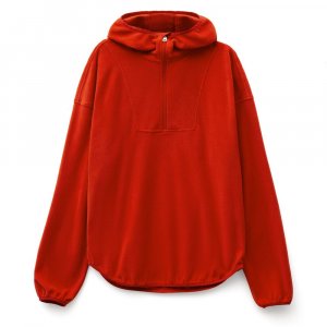 Анорак флисовый унисекс Fliska, красный Анорак флисовый унисекс Fliska, красный