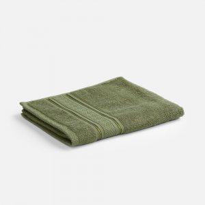 Полотенце махровое Terrychic, среднее, зеленое