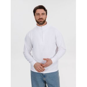 Свитшот на молнии Morfiss, белый Свитшот на молнии Morfiss, белый