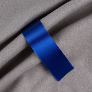 Лента сатиновая Satin 35 XXL, синяя, 240 см