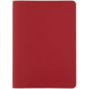 Обложка для паспорта Shall Simple, красный Обложка для паспорта Shall Simple, красный