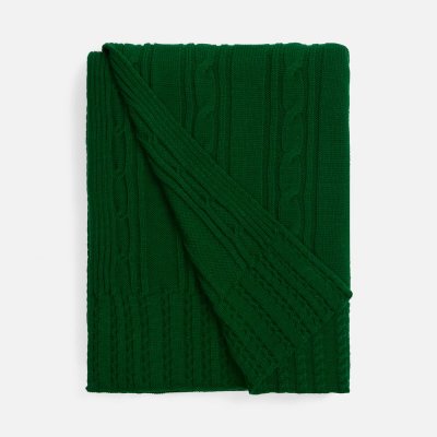 Плед Remitti, глубокий зеленый