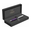 Ручка шариковая Parker «Sonnet Essentials Violet SB Steel CT», серебристый, фиолетовый