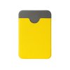 Чехол-картхолдер Favor на клеевой основе на телефон для пластиковых карт и и карт доступа, желтый