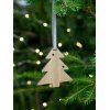 Деревянная подвеска Christmate, елочка