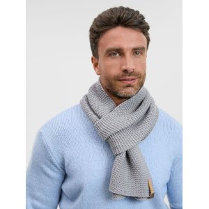 Шарф фактурный Brugge Grand Max, XL, полушерсть