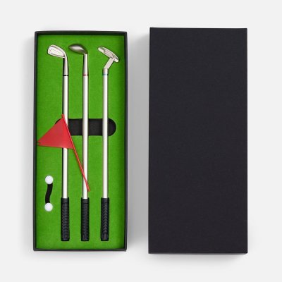 Настольный мини-гольф Golfink, черный с зеленым яблоком