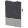 Ежедневник Horizon, недатированный, серый с черным