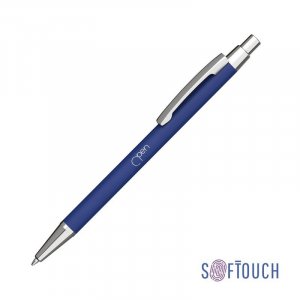 Ручка шариковая "Ray", покрытие soft touch, цвет синий