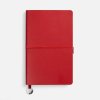 Ежедневник Waltz, недатированный, красный