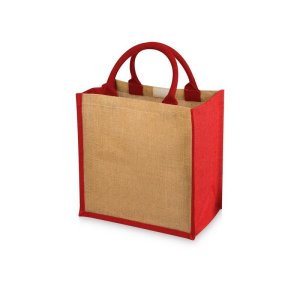 Сумка подарочная Hindy, натуральный/красный Сумка подарочная Hindy, натуральный/красный