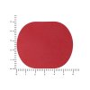 ПАТЧ ОВАЛ nubuk (красный) 6,0 х 5,0 см