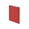 Ежедневник недатированный на гребне А5 Pragmatic, красный