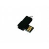 USB 2.0- флешка мини на 32 Гб с мини чипом в цветном корпусе, черный